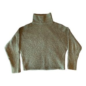 Max Studio women’s army green high neck sweater size XS